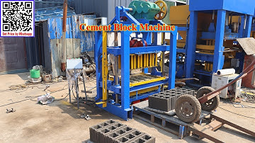 qtj4-40 small manual cement block making machine price  #cementblockmachine #qtj4-40 #brickmachine