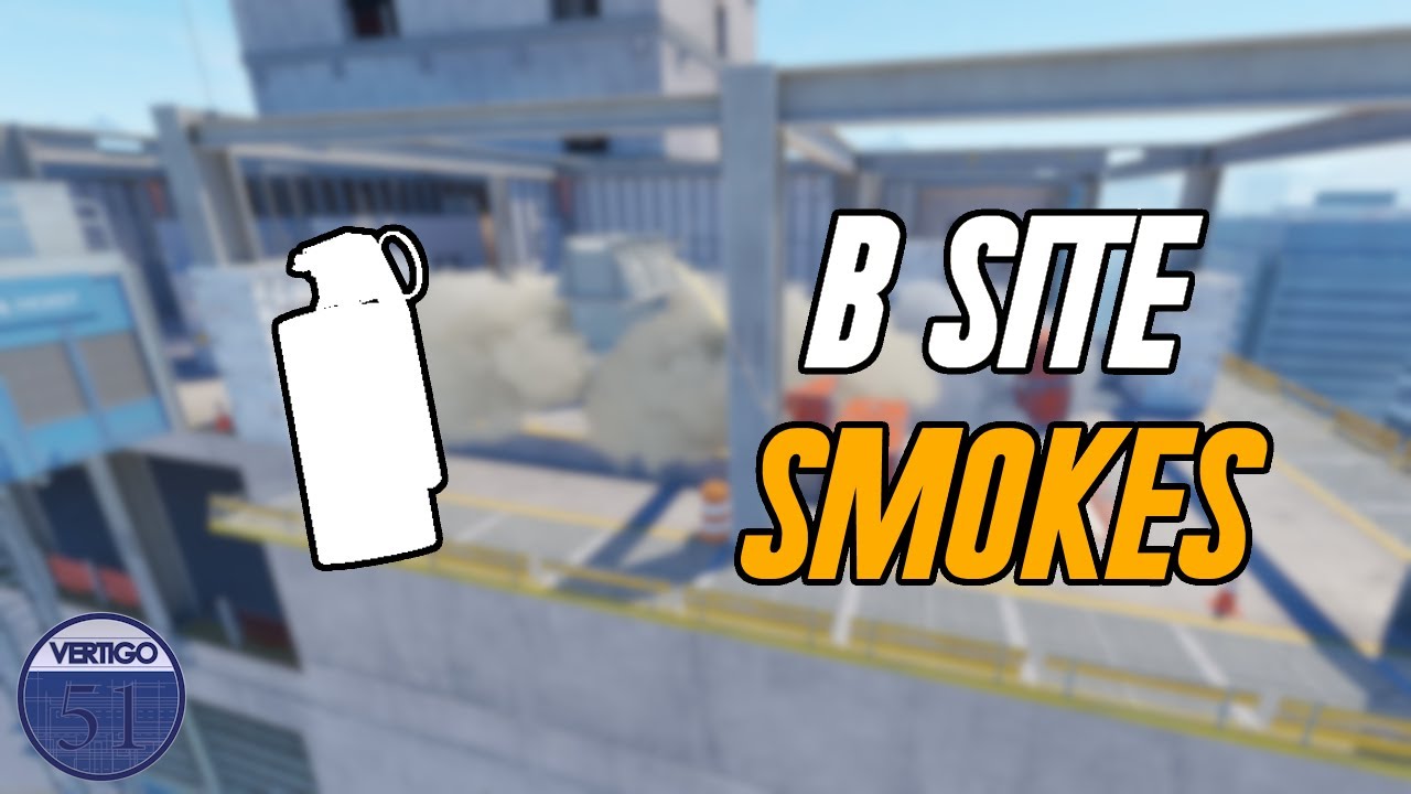 CS2 Vertigo | BEST B Site Smokes - YouTube