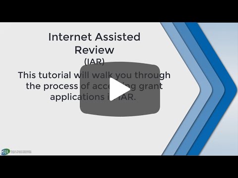 IAR Accessing Applications