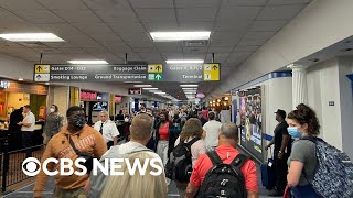 Travelers face massive delays after winter weather impacts flights