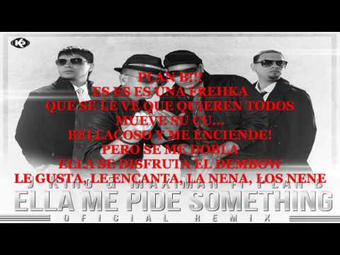 ELLA ME PIDE SOMETHING J KING Y MAXIMAN FEAT. PLAN B LETRA COMPLETA