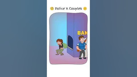 Police X couples: HideMyproof 😍 Android X iOS #shorts