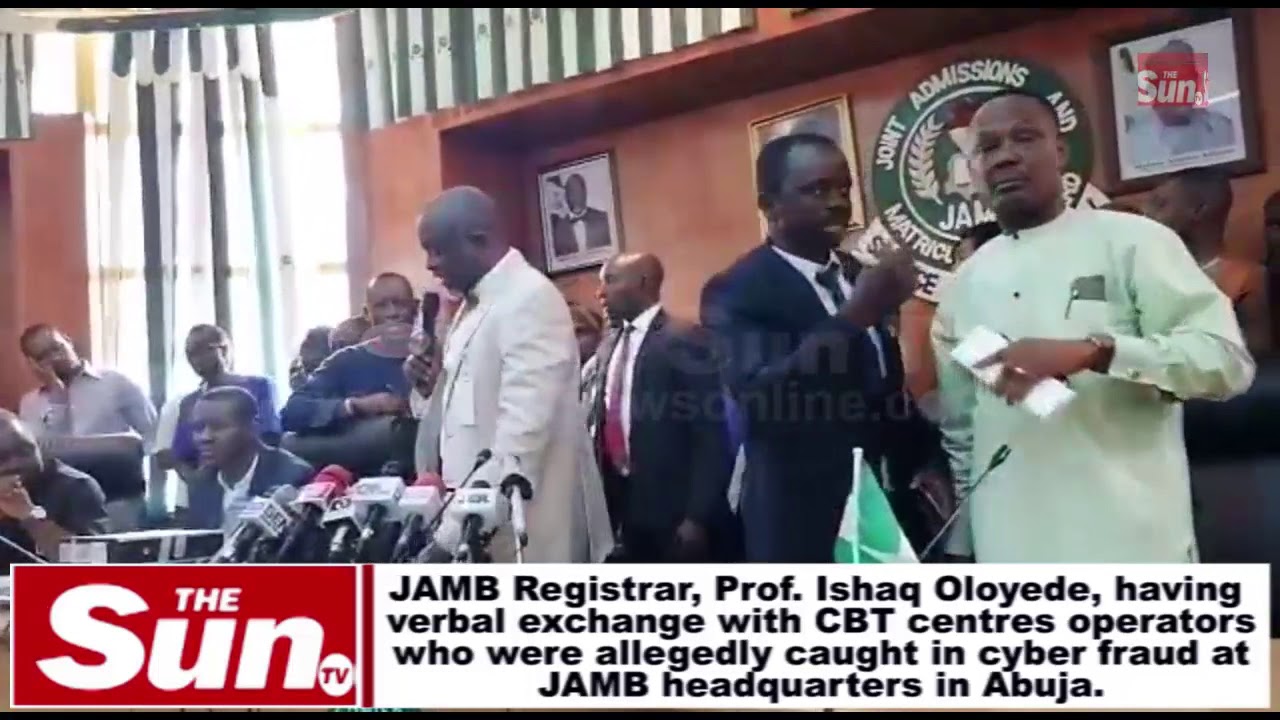 JAMB CBT centres operators were caught in cyber fraud at JAMB