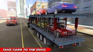 Car Transporter Cargo Ship 3D (By Real Games) Android Gameplay HD screenshot 2