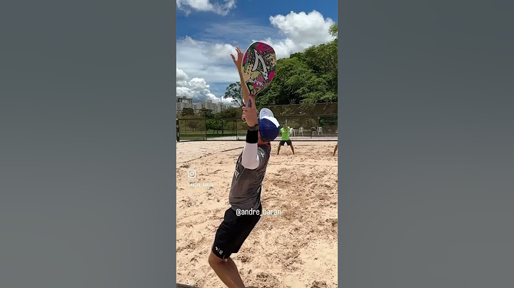 Movimento saque beach tennis - André Baran