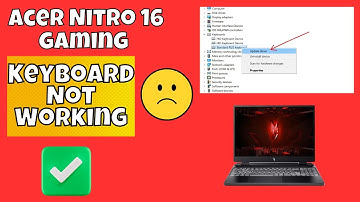 Fix Acer Nitro 16 gaming Keyboard Not Working in Windows | Solve keyboard keys Won