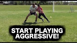 Play Aggressive ► soccer training / soccer drills / and soccer tips on how to be aggressive screenshot 3