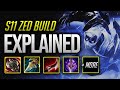 SEASON 11 ZED GUIDE ON RUNES | MYTHIC ITEMS | COMBOS