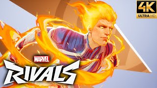 Marvel Rivals - Human Torch Full Game Gameplay (4K 60FPS)