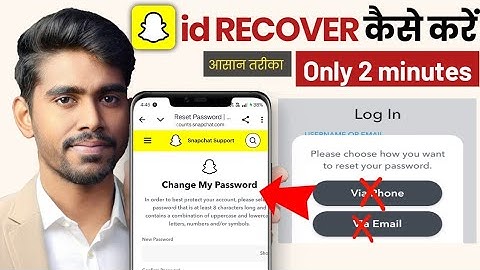 How To Recover Snapchat Account Without Email And Phone Number 2025| Snapchat (Old) Account Recovery