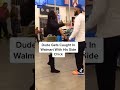 Dude gets caught in Walmart with his side chick.