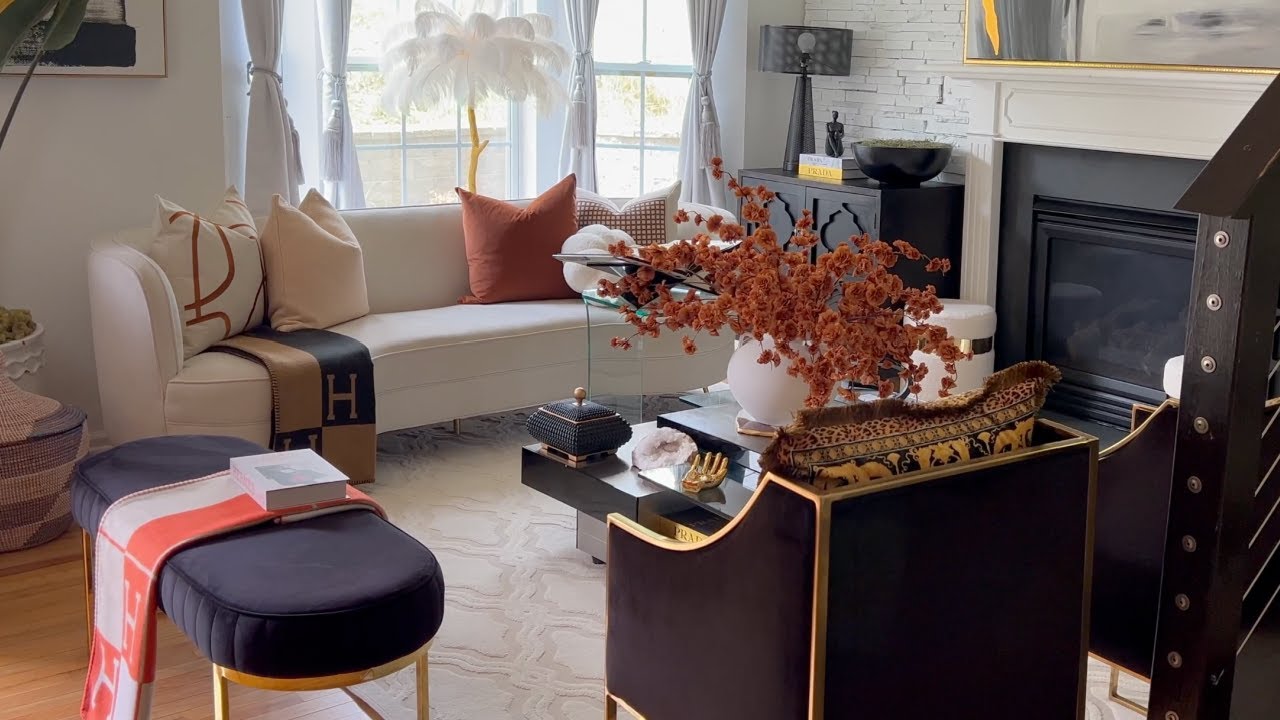 FALLπ DECORATING IDEAS/FULL HOME TOUR/HOW TO DECORATE A MODERN HOME ...