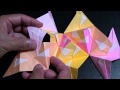 折り紙 くす玉 多面体(origami kusudama Polyhedron 2倍速(double speed)