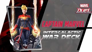 Captain Marvel Intergalactic War Deck Strategy and Combo | Marvel Duel