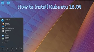 How to install Kubuntu 18.04