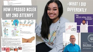 HOW I PASSED THE NCLEX + what I did differently my second attempt!