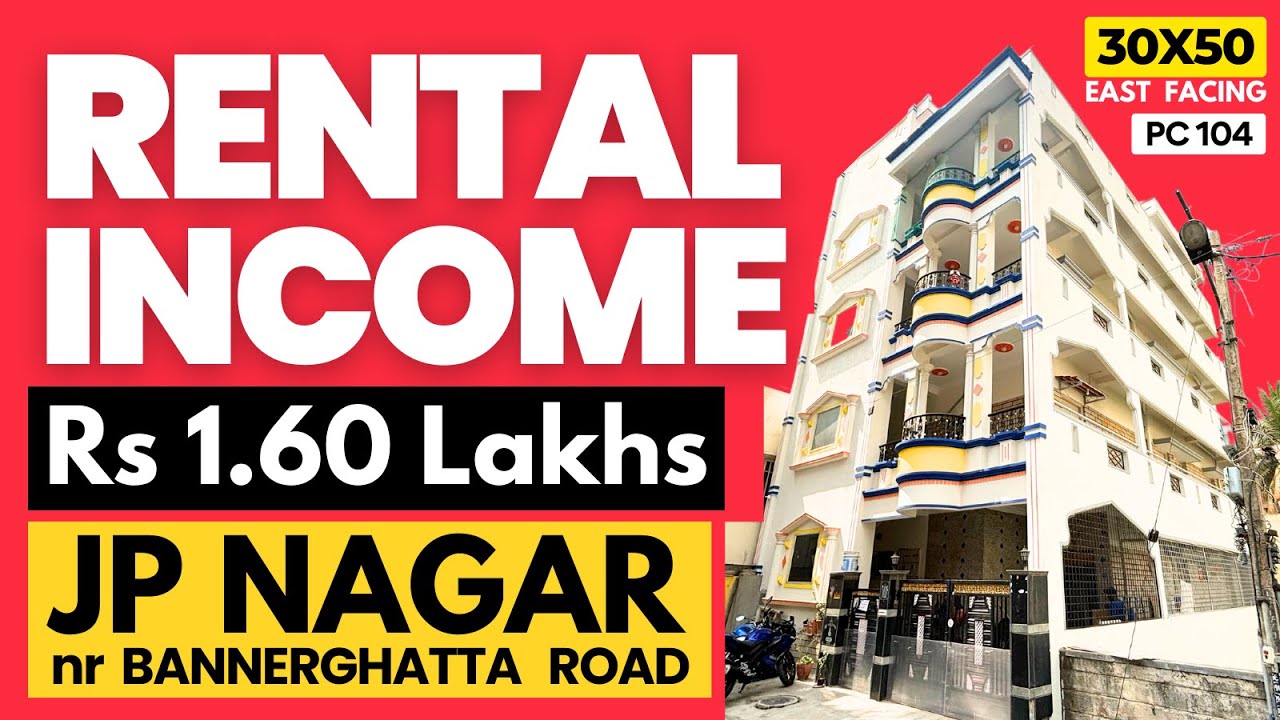 🔥HOUSE for SALE in JP Nagar nr Bannerghatta Road Bangalore Rental