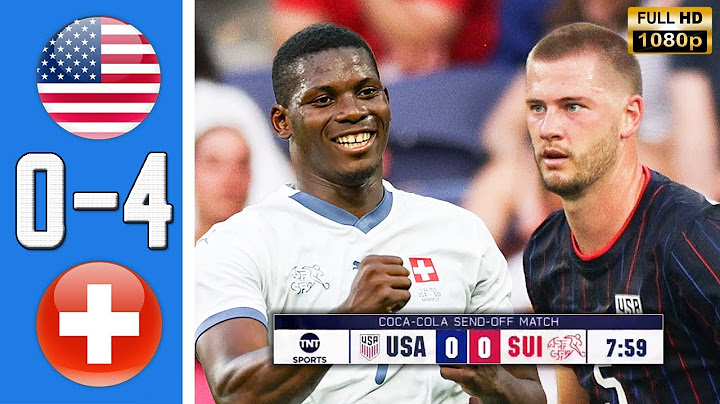 USA vs Switzerland 0-4 Resumen Y Goles COMPLETO 🔥 International Friendly 2025 HD