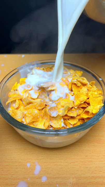 Corn Flakes Breakfast ASMR #shorts