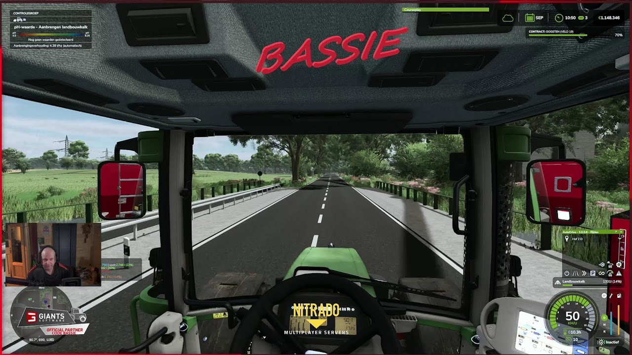 Woensdag vermaak mit Bassie #farmingsimulator25 #Giantspartner #nitrado