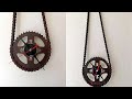 Rusted Chain Converted into Wall Clock