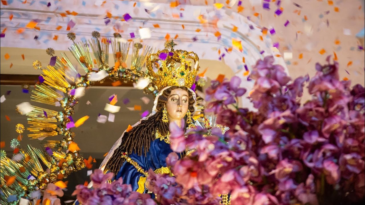 Salida Virgen del Rosario de su histórica visita al templo de Candelaria 2022