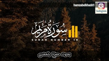 المقطع الثالث من سورة مريم بصوت القارئ حمزة بلخضري