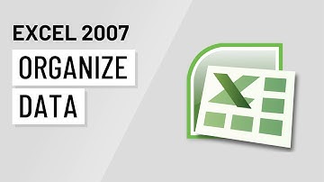 Excel 2007: Organización de datos