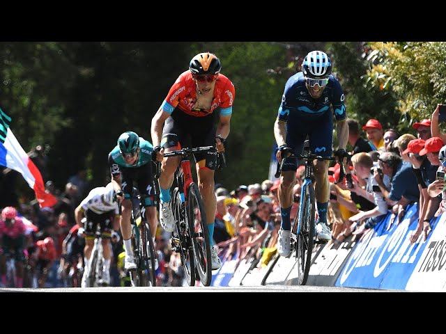 Epic Mur de Huy Finish At Fleche Wallone! class=