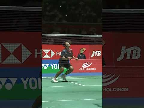 Fantastic backhand! #shorts #badminton #BWF