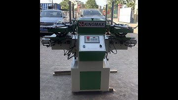 Adjustment of the horizontal double end mortiser KHDM3112