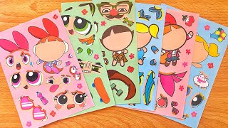 ( Sticker Play ) Decorate the power puff girl with the cute sticker