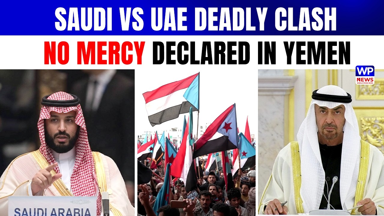 UAE vs Saudi Showdown: Yemen Erupts as Deadly Clashes Hit Aden Palace, “No Mercy”
