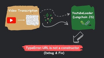 TypeError: URL is not a constructor | How to debug and fix this YoutubeLoader (Langchain JS) error ?
