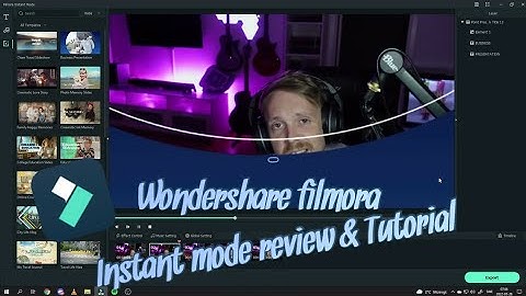 Wondershare Filmora 11 (beta) Instant mode review and tutorial