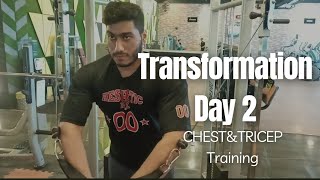 Day 02 of 24 weeks Transformation Challenge Chest&Tricep Training.
