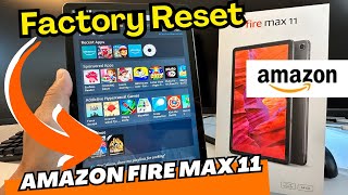 EASY! Amazon Fire Max 11 Tablet: How to Factory Reset back to Factory Default Settings screenshot 5