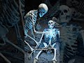 The Awakening: Skeleton vs Crystal Energy ⚡🦴 #Shorts #ViralVideo #Spooky
