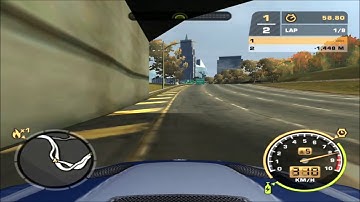 NFS MW City Perimeter 1st Lap 1.31.10 by Justin BMW No Nos