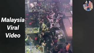 Viral Bergaduh Beramai-Ramai Di Club Malam