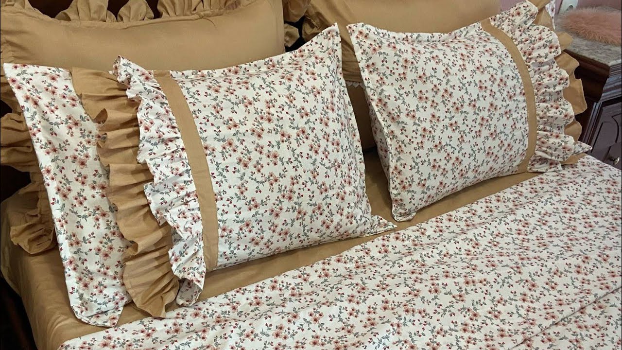 شرح مفصل للمبتدآت في خياطة مخدة بالكشكشة  💗💗مودال روعة