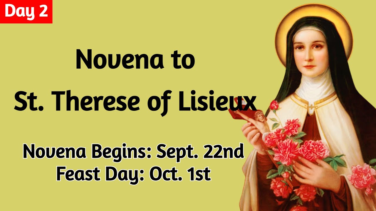 NOVENA TO ST. THERESE OF LISIEUX DAY 2 YouTube