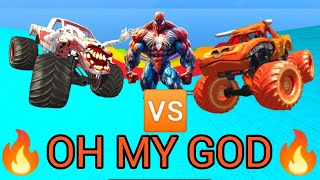 CraZy ZoMbie MONSTER TRUCK STUNT CAR GAMERACE cars 2024World race fire fire is there zndroid Games29 screenshot 5