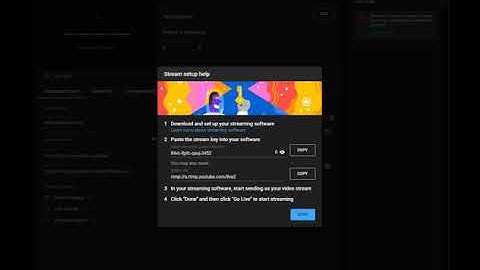 Old WebUI RTMP Setup Youtube