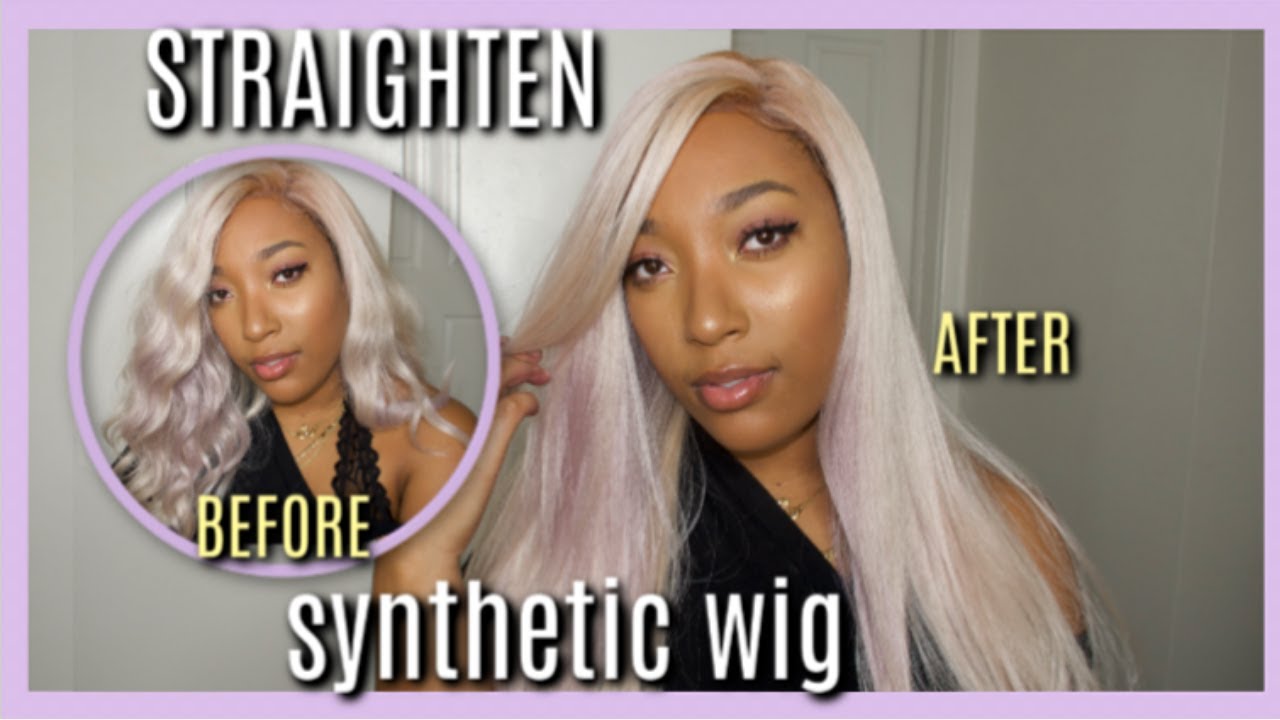 Synthetic Where How To Straighten A Synthetic Wig Best 613 Hair Youtube