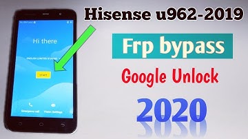 Hisense u963 Google account bypass Android 9.10