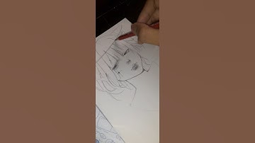 thiên thần sa ngã nè, đang vẽ tự nhiên mất điện:) #art #drawing