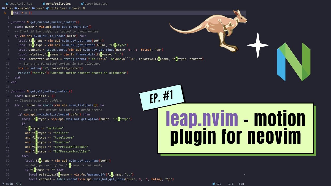 leap.nvim: The Fastest Way to Navigate in Neovim - YouTube