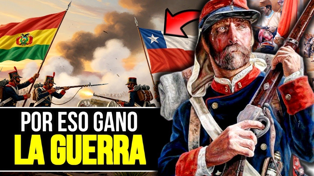 🤔💥¿Cómo CHILE DERROTO a PERÚ y BOLIVIA en la GUERRA DEL PACIFICO? - Resumen