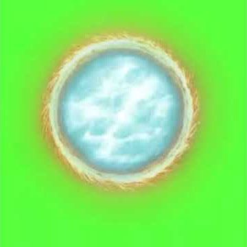 Green screen super power shield effect